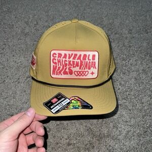 Raising Canes Craveable Chicken Finger Meals Baseball Hat Cap Pacific Tan